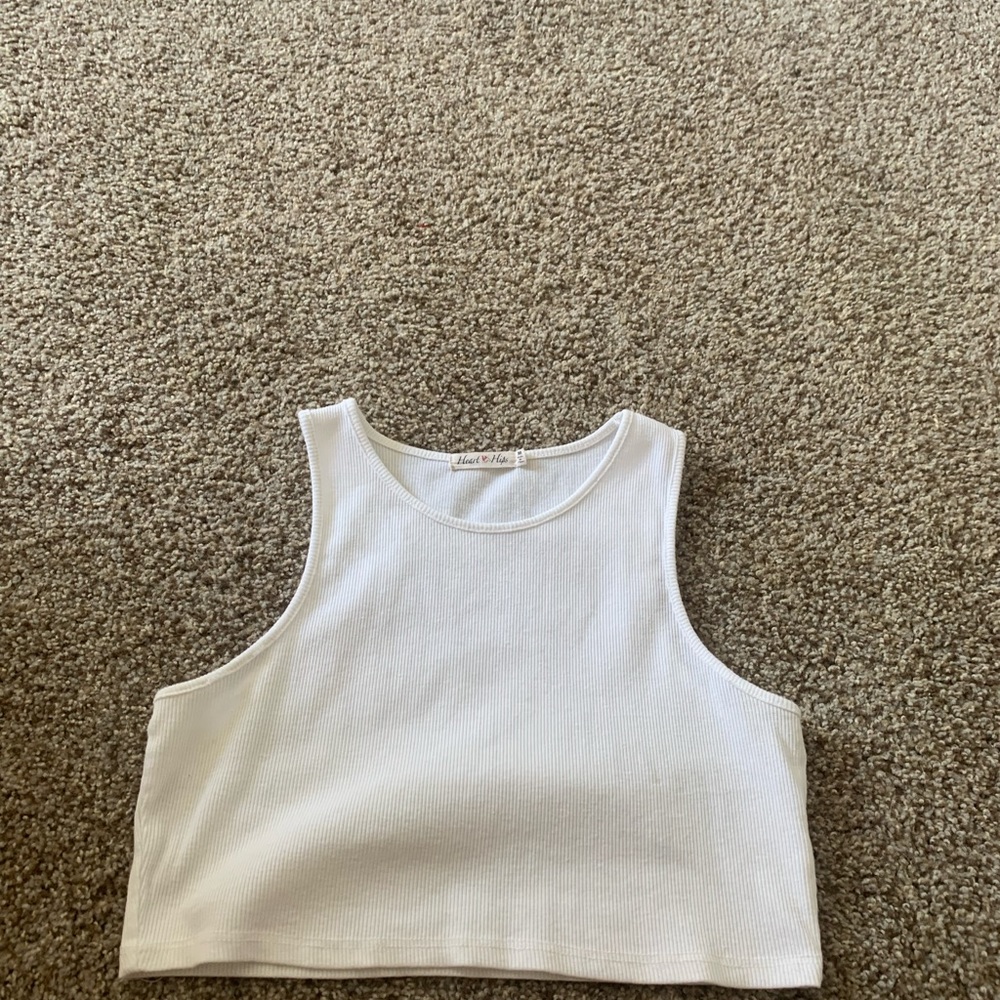 heart and hips, medium, white